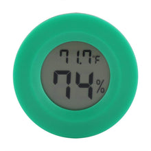 Carica l&#39;immagine nel visualizzatore di Gallery, Mini termometro Forma Rotonda di Temperatura LCD Digitale Monitor Green - Ilgrandebazar