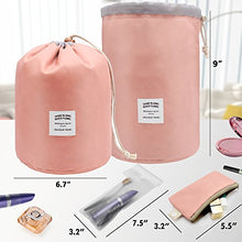Carica l'immagine nel visualizzatore di Gallery, MMlove Beauty Case da Viaggio Portatile Multifunzionale Con Coulisse rosa