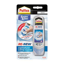 Carica l'immagine nel visualizzatore di Gallery, Pattex Bagno Sano Renew, sigillante bianco autolisciante, pratico sigillante...