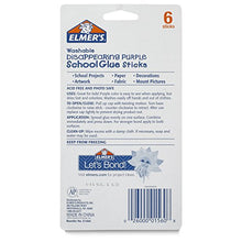 Carica l&#39;immagine nel visualizzatore di Gallery, Elmer&#39;s Washable School Glue Sticks - Purple 6/Pkg-.21Oz 6-Pack - Ilgrandebazar