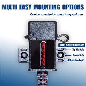MOTOPOWER 3.1Amp Caricabatterie USB per moto la 2) - Caricatore
