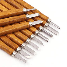 Carica l'immagine nel visualizzatore di Gallery, MAIKEHIGH 14Pcs Kit di strumenti per intaglio del legno - Scalpelli 14pcs - Ilgrandebazar