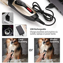 Carica l&#39;immagine nel visualizzatore di Gallery, Yabife Tosatrici Cani Professionale, Cordless Tosatore Tagliacapelli a black1