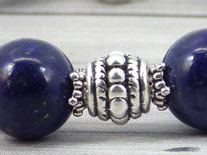 Bracciale da donna Thurcolas in argento placcato Lapis Lazuli della gamma... - Ilgrandebazar
