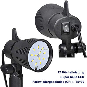 Emart Fotografie - Scatola luminosa per studio fotografico, portatile,...