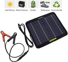 Carica l&#39;immagine nel visualizzatore di Gallery, ECO-WORTHY - Caricabatteria portatile a pannello solare da 12 V, 5 W - Ilgrandebazar