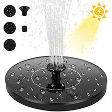 Carica l&#39;immagine nel visualizzatore di Gallery, Dustgo Fontana da giardino esterno, Pompa per fontana solare con pannello...