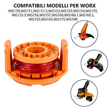 Carica l&#39;immagine nel visualizzatore di Gallery, 10pcs Rocchetti Filo Decespugliatore in Nylon 3m/1.65mm WORXWG163 WG180...