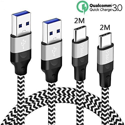 Cavo Usb C Ricarica Rapida 2m 2 metri per Samsung Galaxy A8 A9 3A 2M - Ilgrandebazar