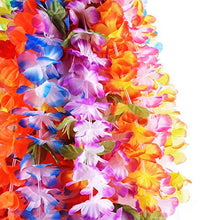 Carica l'immagine nel visualizzatore di Gallery, Evance 36 Pezzi collane hawaiane Fiore Leis ghirlande Hawaiana Multicolori