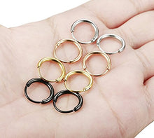 Carica l&#39;immagine nel visualizzatore di Gallery, Jstyle Gioielli in Acciaio Inossidabile Orecchini a Cerchio da Uomo Donna 4... - Ilgrandebazar