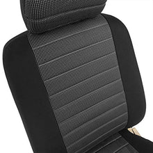 Carica l&#39;immagine nel visualizzatore di Gallery, WOLTU 7231-2 Set Coprisedili Anteriori Auto 2 Posti Seat Cover Grigio