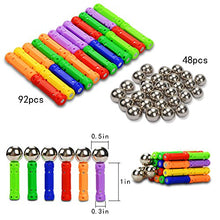 Carica l&#39;immagine nel visualizzatore di Gallery, McDou Bastoncini magnetici, magnetici e Sfere 140PCS, Bastoncini... - Ilgrandebazar