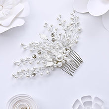 Carica l&#39;immagine nel visualizzatore di Gallery, Yean,pettini per capelli da matrimonio con perle e strass, sposa,... - Ilgrandebazar