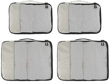 Carica l'immagine nel visualizzatore di Gallery, AmazonBasics - Set da 4 cubi organizzatori, 2 2 Media e 2 Grande, Grigio