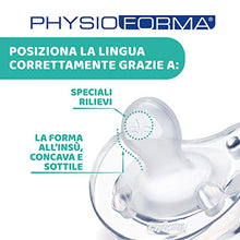Carica l'immagine nel visualizzatore di Gallery, Chicco PhysioForma Ciuccio in Silicone 16-36 Mesi, 1 Pezzo - Gommotto Morbido e Delicato, Supporta la Respirazione Fisiologica e Favorisce il Corretto Sviluppo della Bocca, Trasparente