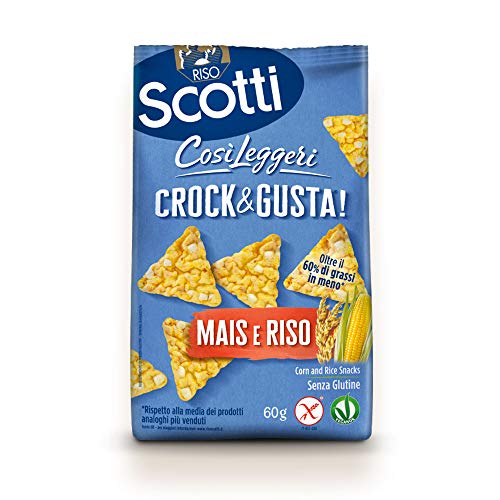 Riso Scotti - Crock & Gusta Mais e - Triangoli di e Riso, Snack...