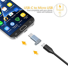 Carica l'immagine nel visualizzatore di Gallery, Gritin Adattatore USB C, 4 Pezzi Connettore Convertitore Grigio