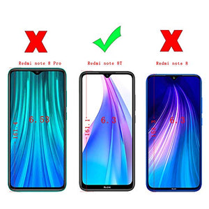 AILRINNI Cover per Xiaomi Redmi Note 8T - Pellicola Protettiva in Trasparente - Ilgrandebazar