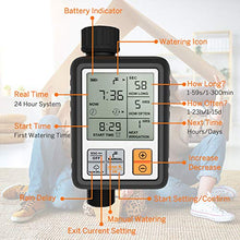 Carica l&#39;immagine nel visualizzatore di Gallery, CROSOFMI Irrigatore Giardino Timer per Irrigazione Batteria Automatica...