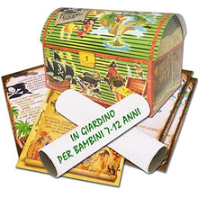 Carica l&#39;immagine nel visualizzatore di Gallery, Caccia al tesoro in scatola in giardino - in spiaggia o casa/giardino 7-12 anni - per feste di compleanno - giochi per bambini