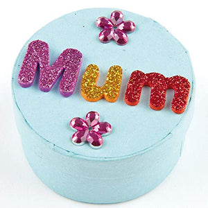 Baker Ross Lettere Autoadesive Glitterate in Gommapiuma (confezione da 850)