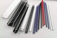 Carica l&#39;immagine nel visualizzatore di Gallery, GBC Anelli Plastici CombBind, 10 mm, 65 Fogli di Capacità, A4, 21 10 Blu