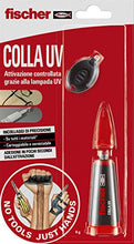 Carica l&#39;immagine nel visualizzatore di Gallery, Fischer Colla UV NTJH colla a base Cianoacrilato con attivatore luce LED UV,...