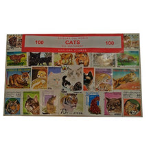 Carica l&#39;immagine nel visualizzatore di Gallery, Worldwide Cats Collection Wild / Lions / Pet 100 Different Stamps!...