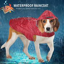 Carica l&#39;immagine nel visualizzatore di Gallery, Idepet - Mantella per cani con cappuccio e foro il XXXXXXL, Rosso