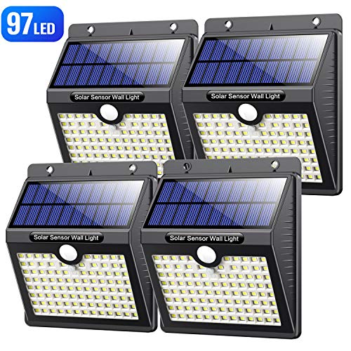 Luce Solare Led Esterno,【2200mAh Alta Qualità 97LED-1000lumen】VOOE Lampade... - Ilgrandebazar