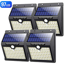 Carica l&#39;immagine nel visualizzatore di Gallery, Luce Solare Led Esterno,【2200mAh Alta Qualità 97LED-1000lumen】VOOE Lampade...