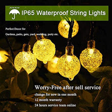 Carica l'immagine nel visualizzatore di Gallery, Catena Luminosa Esterno Solare,Useber 50 LED Impermeabile Luci Stringa Solare per Casa,Giardino,Feste,Natale,Balcone (Bianco Caldo)