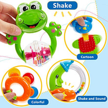 Carica l&#39;immagine nel visualizzatore di Gallery, HERSITY Sonagli per Bambini Giocattoli Set Massaggiagengive Neonato Giochi...
