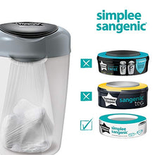 Carica l&#39;immagine nel visualizzatore di Gallery, Tommee Tippee Simplee Sangenic Ricarica x 6, solo per 6 Pezzi, Bianca