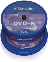 Carica l'immagine nel visualizzatore di Gallery, Verbatim DVD+R 16x Speed, confezione da 50