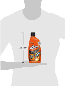 Mr Muscle Rapido, Stura lavandini e Scarichi, Monodose, Disgorgante Tubi, 500 ml 0.5 L