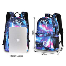 Carica l&#39;immagine nel visualizzatore di Gallery, Anime di moda zaino, Ragazze zaino luminoso Scuola Borsa Galaxy