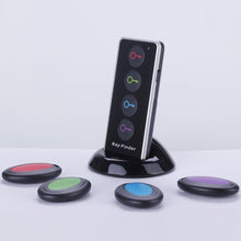 Carica l'immagine nel visualizzatore di Gallery, Cerca Chiavi Key Finder Localizzatore Oggetto portafoglio Locatore Pet animale inseguitore LED Controllo Remoto 1 telecomando trasmettitore e 4 ricevitori
