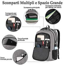 Carica l&#39;immagine nel visualizzatore di Gallery, MATEIN Zaino Viaggio per PC Portatile,Zaino Porta con Caricatore...