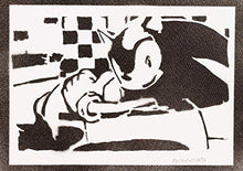 Carica l&#39;immagine nel visualizzatore di Gallery, Poster Sonic The Hedgehog Handmade Graffiti Street Art - Artwork