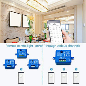 LoraTap Interruttore WiFi Alexa, Intelligente Telecomando Senza...