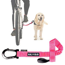 Carica l&#39;immagine nel visualizzatore di Gallery, BIKE AND DOG Cinghia, Portare Uno o Piu Cani con Una Bicicletta. (Rosa) rosa