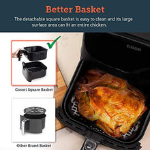 Carica l&#39;immagine nel visualizzatore di Gallery, COSORI Friggitrice ad Aria Calda, 5,5L Senza Olio, Air Fryer con... - Ilgrandebazar