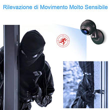 Carica l&#39;immagine nel visualizzatore di Gallery, Mini Telecamera Spia Nascosta,MHDYT HD 1080P Portatile Micro Cop Spy Cam con...