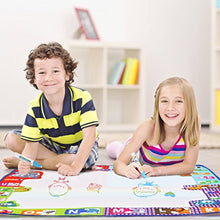 Carica l&#39;immagine nel visualizzatore di Gallery, Fansteck Doodle Tappeto Magico, Aquadoodle per Bambini Misura Grande 78*78cm - Ilgrandebazar