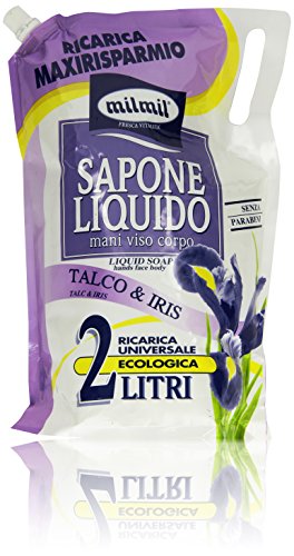 Mil Sapone Ricarica Talco - 2 Litri - Ilgrandebazar