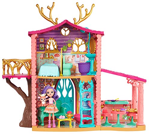 Enchantimals Casa dei Cerbiatti a Tre Stanze, Bambola Danessa e il Suo Amico... - Ilgrandebazar