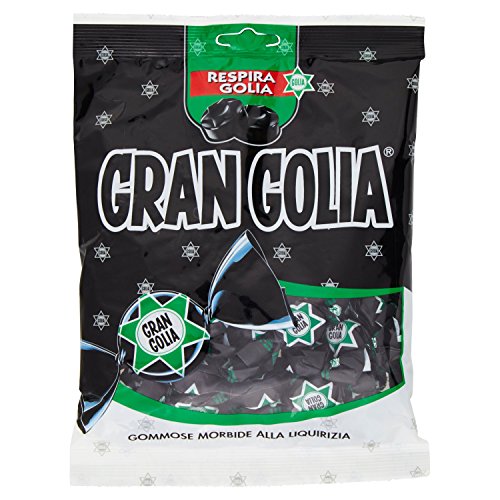 Golia Gran Caramelle Gommose Morbide al Gusto di Liquirizia, Formato...