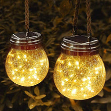 Carica l&#39;immagine nel visualizzatore di Gallery, JSOT Lanterne da Esterno, 30 LED Lampade Solari a Luci Esterno Luci...